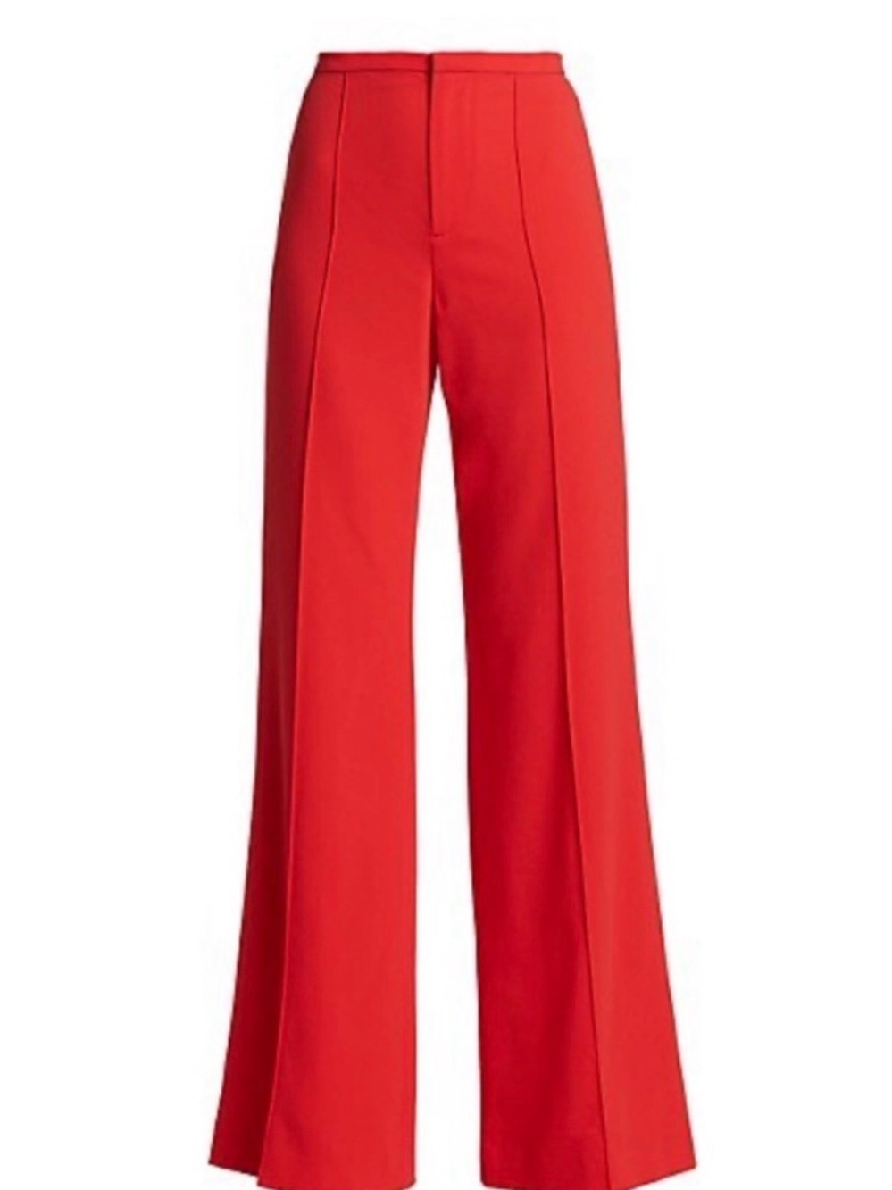 Alice + Olivia Bright Red Tailored Trousers